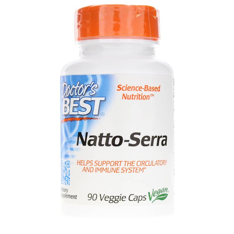 Doctors Best Natto-Serra 90 Veg Capsules