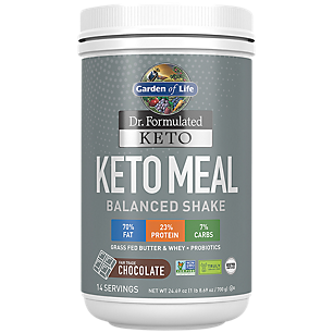 Dr. Formulated Keto Meal Balanced Shake - Chocolate (1 Lb. 8.69 oz. / 14 Servings)