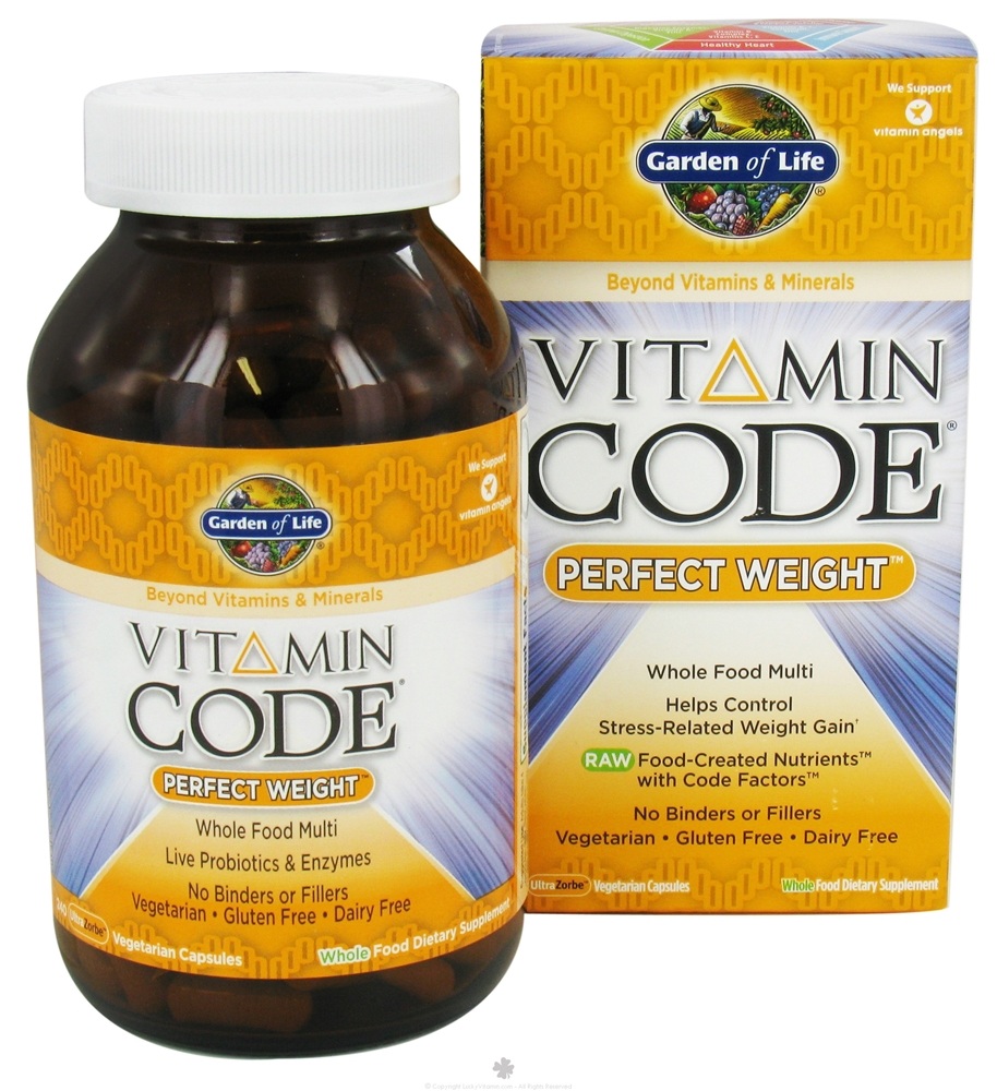 Garden of Life - Vitamin Code Perfect Weight Formula - 240 Vegetarian Capsules