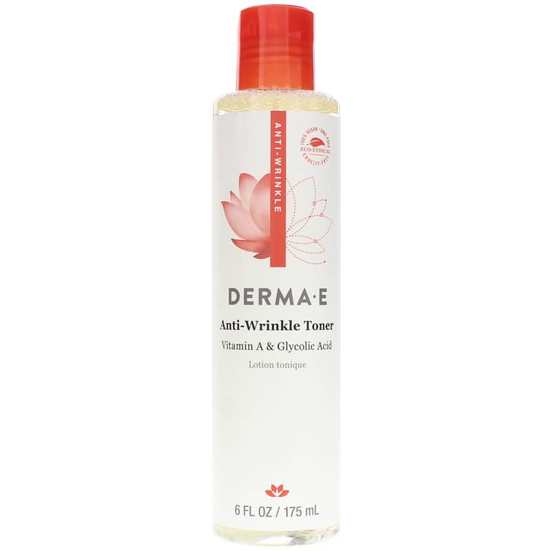 Derma E Anti-Wrinkle Toner Vitamin A Glycolic Acid 6 Oz
