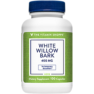 White Willow Bark for Temporary Discomfort - 400 MG (100 Capsules)