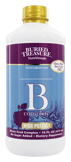 Buried Treasure Products - Vitamin B Complete High Potency - 16 fl. oz.