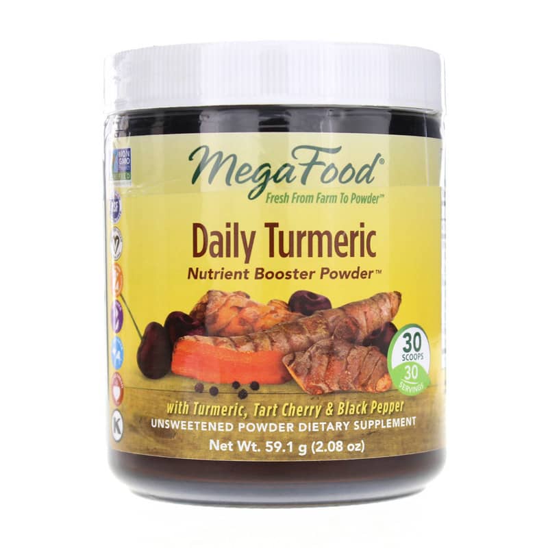 Megafood Daily Turmeric Nutrient Booster Powder 30 Servings