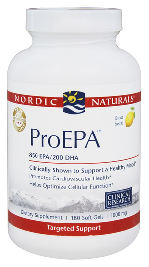 Nordic Naturals Professional - ProEPA 850 EPA/200 DHA Lemon Flavor 1000 mg. - 180 Softgels