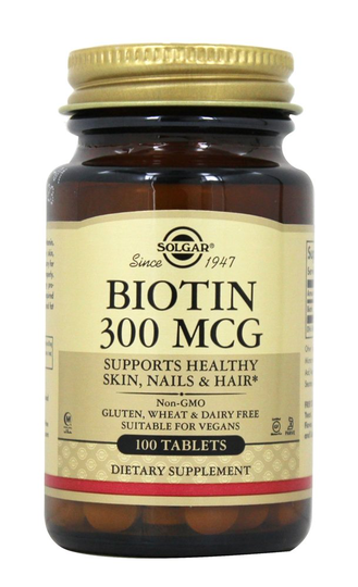 Solgar - Biotin 300 mcg. - 100 Tablets