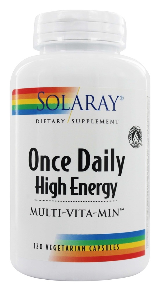 Solaray - Once Daily High Energy Multi-Vita-Min - 120 Capsules