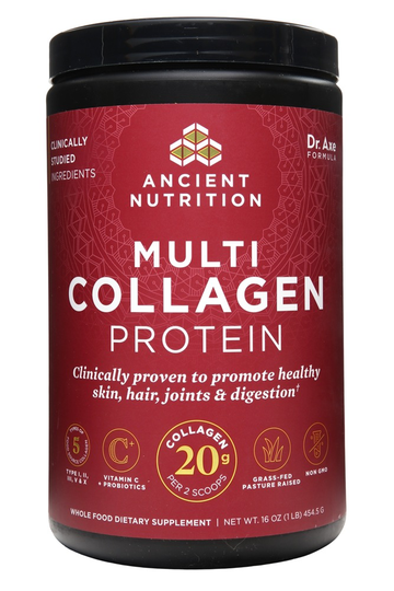 Ancient Nutrition - Multi Collagen Protein Powder Unflavored - 16 oz.