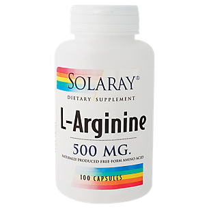 L-Arginine - Free Form Amino Acid - 500 MG (100 Capsules)