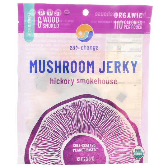 Eat the Change - Mushroom Jerky Hickory Smokehouse - 2 oz.