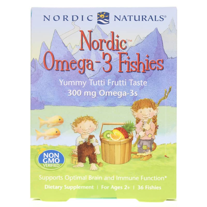 Nordic Naturals Nordic Omega-3 Fishies Tutti Frutti 36 Servings