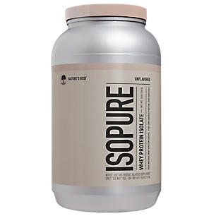 100% Natural Whey Protein Isolate - Unflavored (3 Lbs. / 47 Servings)