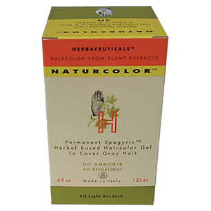 Natural Hair Color - Herbal Based & Permanent - 5N Light Burdock (4 Fluid Ounces)