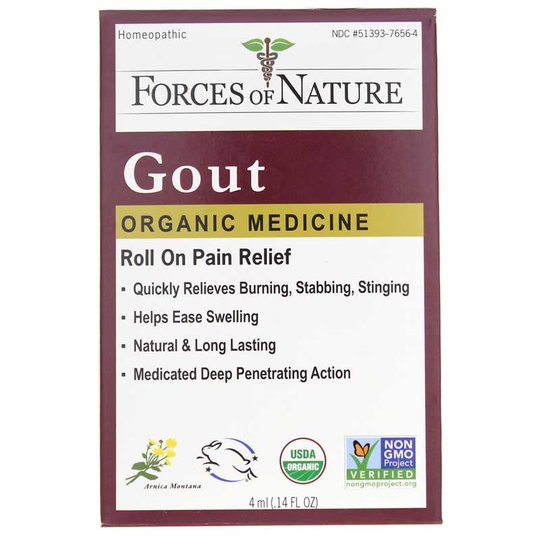 Forces Of Nature Gout Pain Relief Roll On .14 Oz