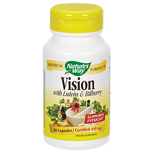 Vision with Lutein & Bilberry - Supports Eyesight - 448 MG (60 Capsules)