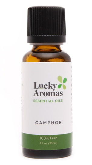 LuckyAromas - 100 Pure Essential Oil Camphor - 1 fl. oz.