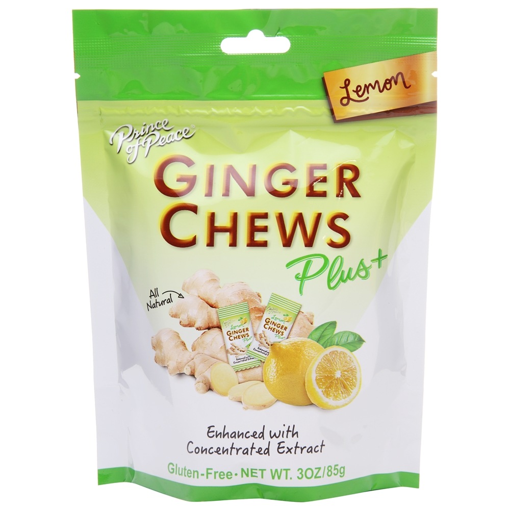 Prince of Peace - Ginger Chews Plus Lemon - 3 oz.