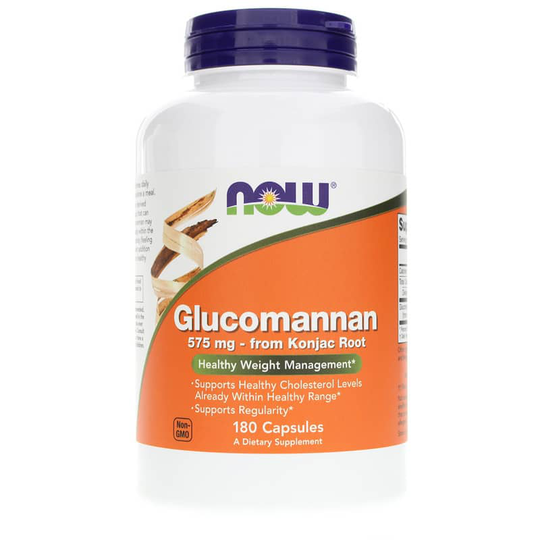 NOW Foods Glucomannan 575 Mg 180 Capsules
