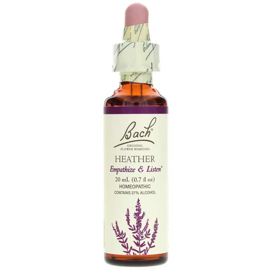Bach Flower Remedies Heather Flower Essence .7 Oz