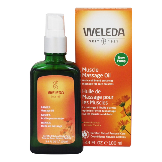 Weleda - Muscle Massage Oil Arnica Extracts - 3.4 fl. oz.