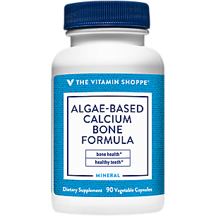 Plant-Based Calcium Bone Formula - Sourced from Algae (90 Vegetarian Capsules)