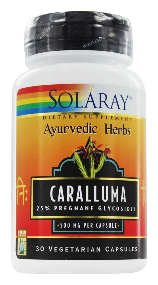 Solaray - Ayurvedic Herbs Caralluma Fimbriata 500 mg. - 30 Vegetarian Capsules