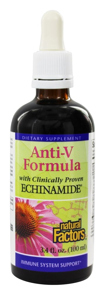 Natural Factors - Anti-V Formula with Clinically Proven Echinamide - 3.4 fl. oz.