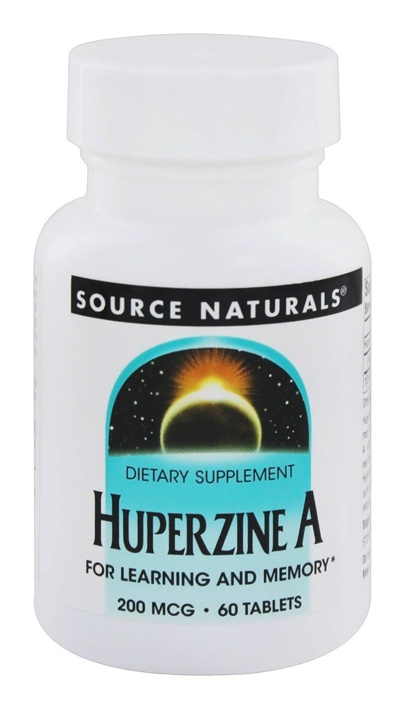Source Naturals - Huperzine A For Learning And Memory 200 mcg. - 60 Tablets