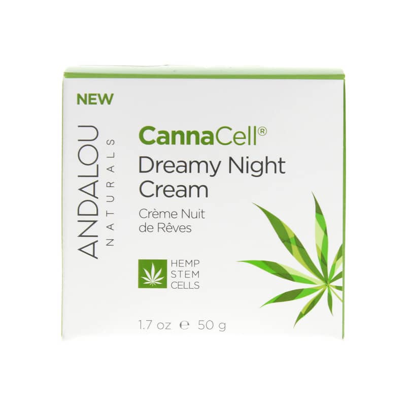 Andalou Naturals CannaCell Dreamy Night Cream 1.7 Oz