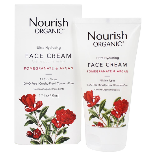 Nourish - Organic Ultra-Hydrating Face Cream Argan Pomegranate - 1.7 fl. oz.