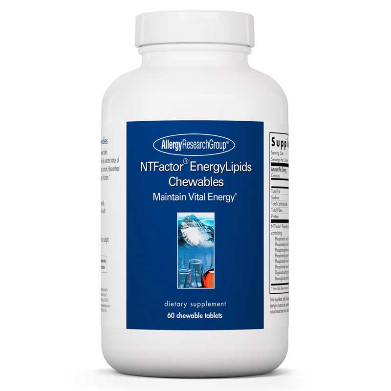 Allergy Research Group NT Factor Energy Lipids Chewables 60 Chewable Tablets