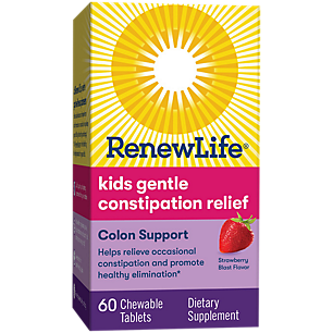 Gentle Move Kids Colon Support - Strawberry Blast (60 Chewables)