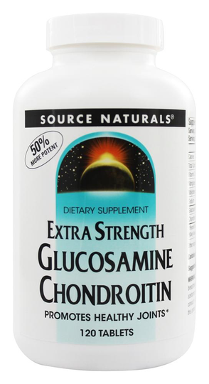 Source Naturals - Glucosamine Chondroitin Extra Strength - 120 Tablets