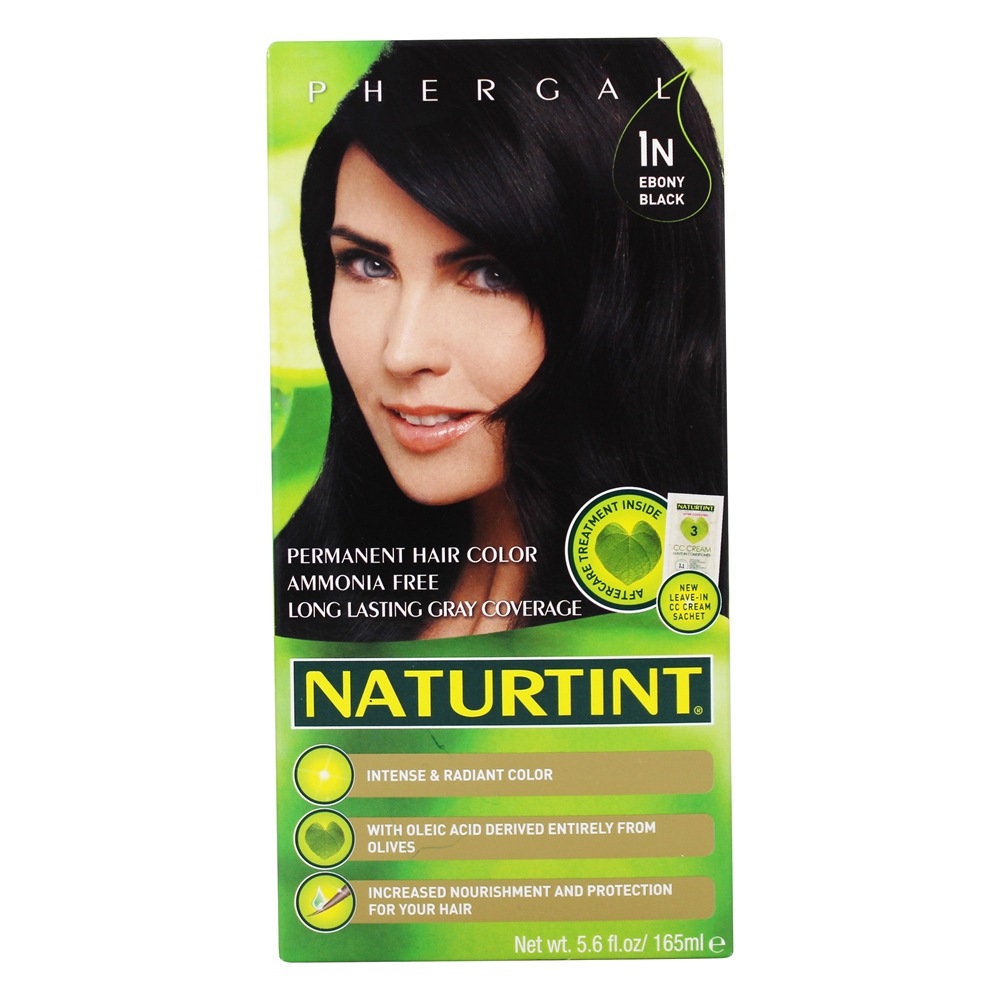 Naturtint - Permanent Hair Color 1N Ebony Black - 5.6 fl. oz.