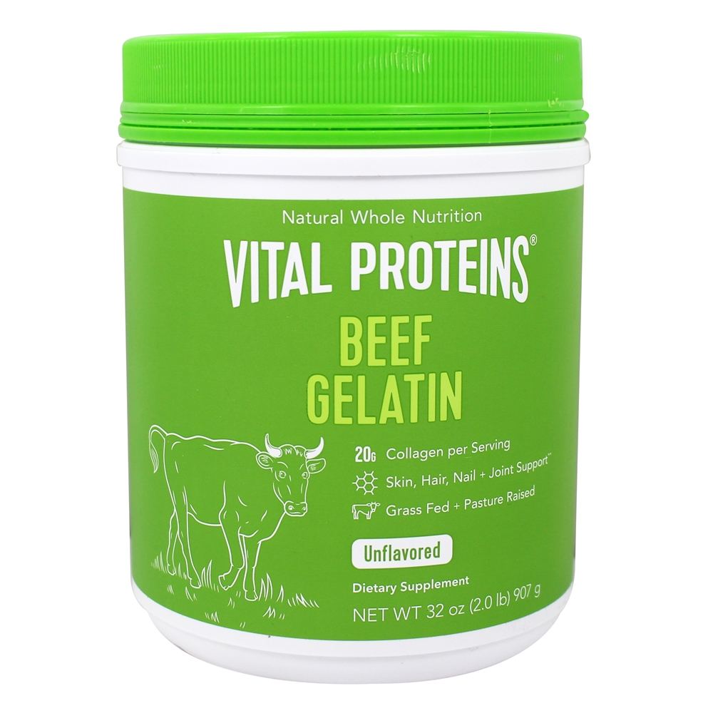 Vital Proteins - Beef Gelatin - 32 oz. Collagen Protein