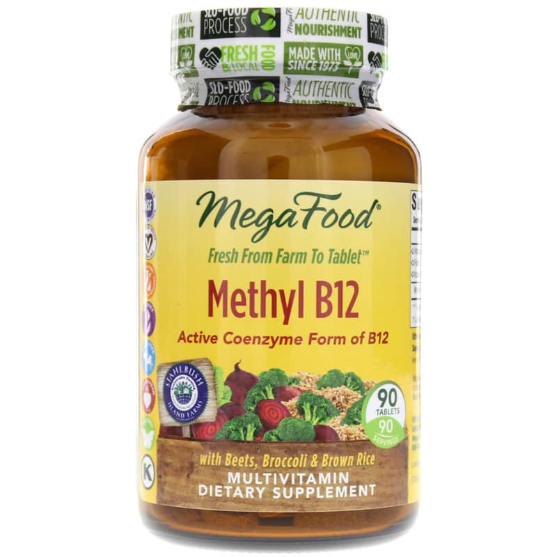Megafood Methyl B12 90 Tablets
