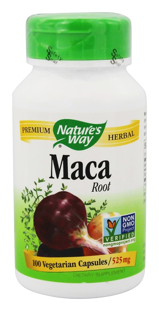 Nature's Way - Maca Root 525 mg. - 100 Vegetarian Capsules