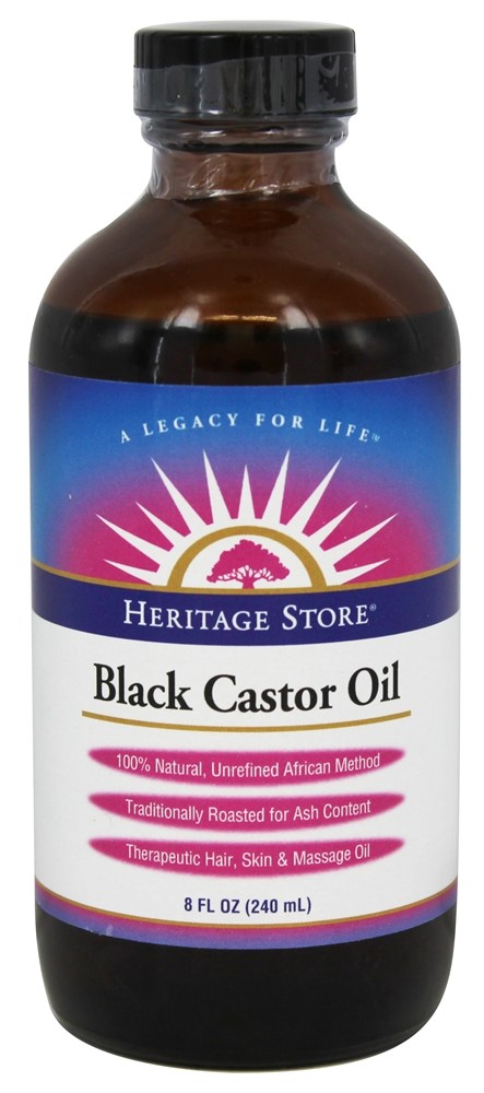 Heritage - Black Castor Oil - 8 fl. oz.