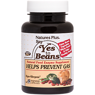 Say Yes to Beans - Natural Food Enzyme (60 Vegetarian Capsules)