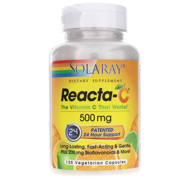 Solaray Reacta-C 500 Mg 120 Veg Capsules