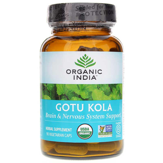 Organic India Gotu Kola Certified Organic 90 Veg Capsules
