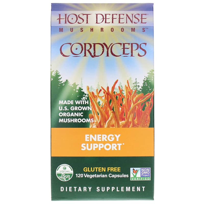 Host Defense Cordyceps Energy Support 120 Veg Capsules