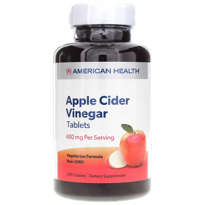 American Health Apple Cider Vinegar Tablets 200 Tablets