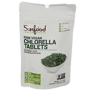 Broken Cell Wall Chlorella Tablets - Detoxifying & Alkalizing Green Superfood (18 Servings)