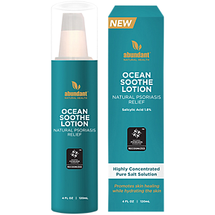 Ocean Soothe Lotion - Natural Psoriasis Relief with Salicylic Acid (4 Ounces)