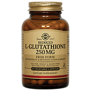 Reduced L-Glutathione - Free Form Antioxidant - 250 MG (60 Vegetarian Capsules)
