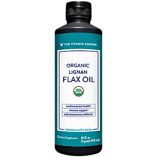 Organic High Lignan Flax Oil - Essential Fatty Acid (16 Fluid Ounces)