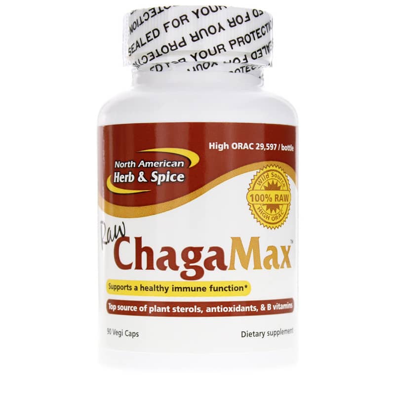 North American Herb & Spice ChagaMax Raw 90 Veg Capsules