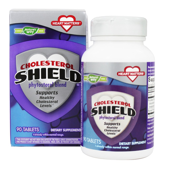 Nature's Way - Cholesterol Shield Phytosterol Blend - 90 Tablets