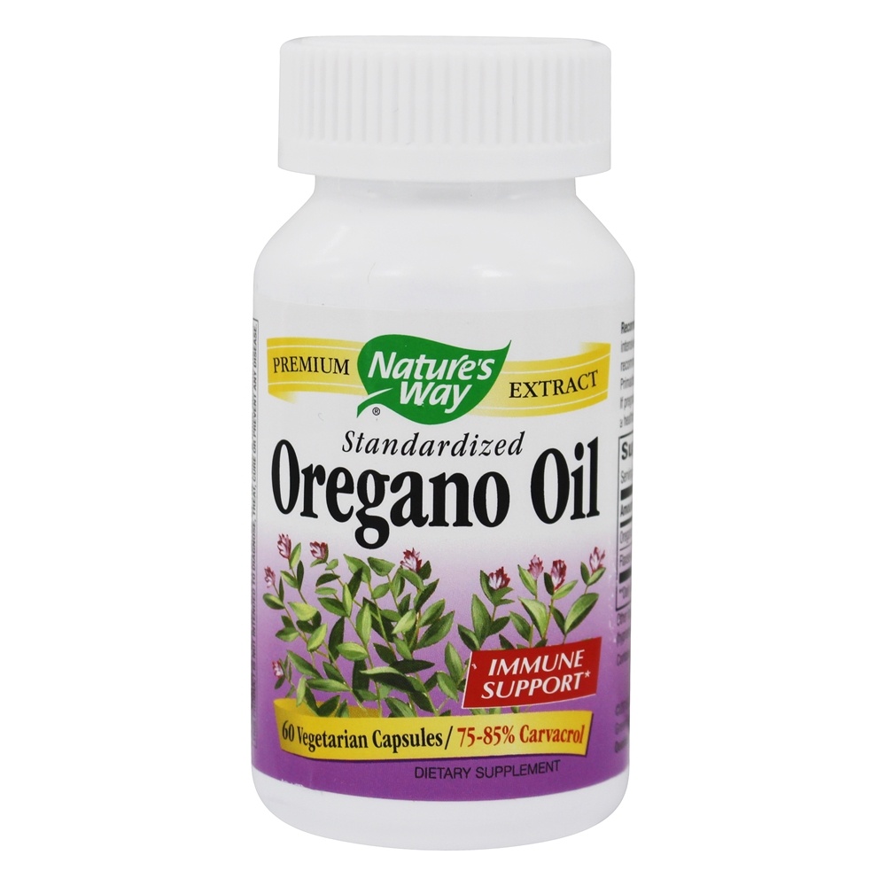 Nature's Way - Oregano Oil Standardized Extract - 60 Vegetarian Capsules