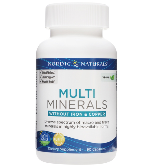 Nordic Naturals - Multi Minerals without Iron & Copper - 90 Capsules